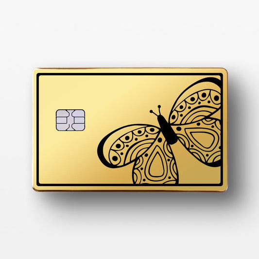 Gold Butterfly Art