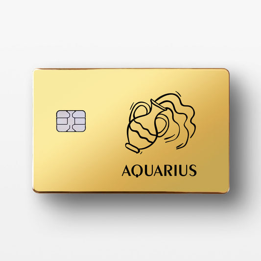 Gold Zodiac Aquarius