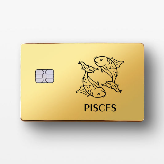 Gold Zodiac Pisces