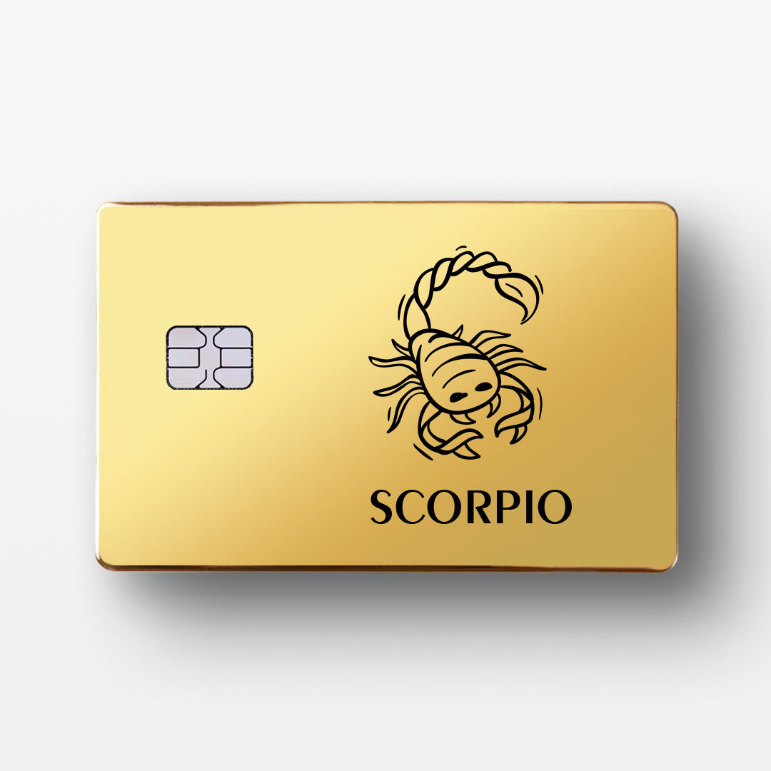 Gold Zodiac Scorpio