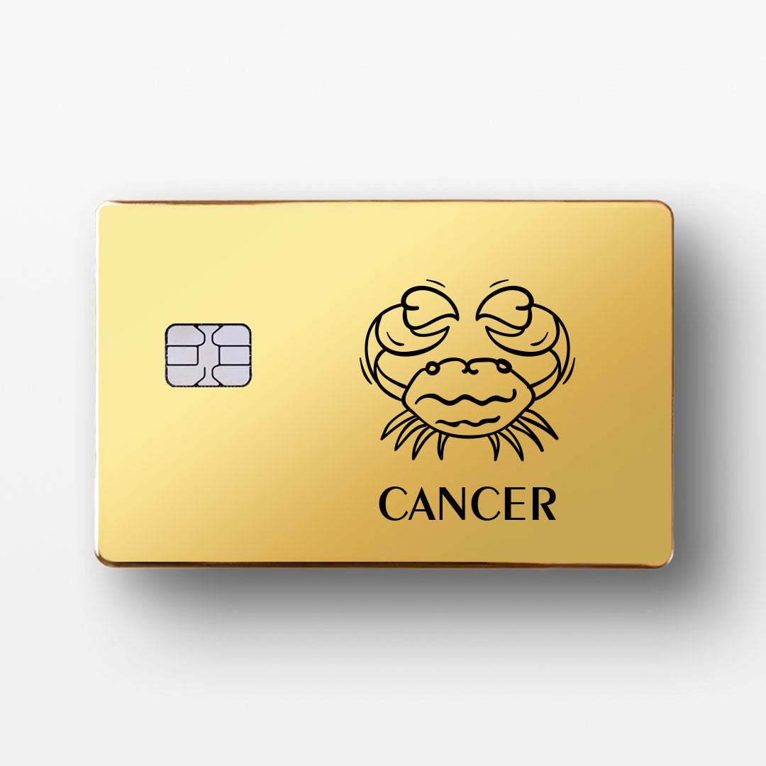 Gold Zodiac Cancer