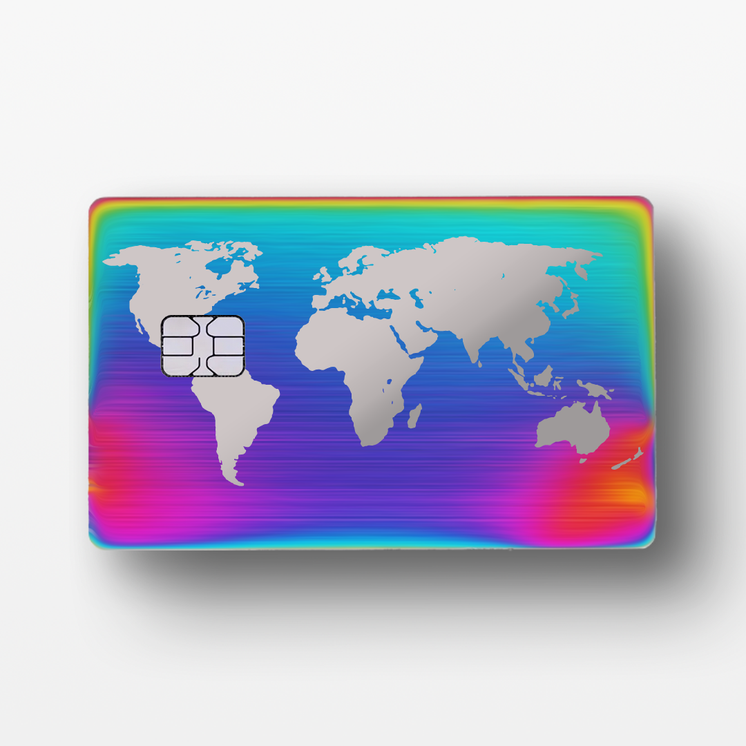 World Map Rainbow